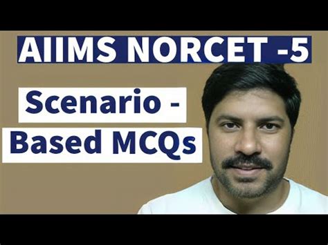 AIIMS NORCET 5 SCENARIO BASED MCQs The Nurse YouTube