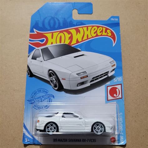 Jual HOT WHEELS KEMASAN KERUT TEKUK 89 MAZDA SAVANNA RX 7 FC3S HW J IMPORTS WHITE