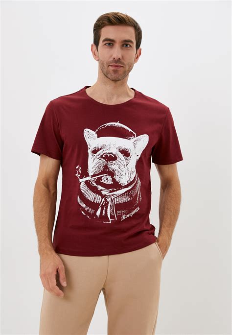 Футболка Mark Formelle, цвет: бордовый, MP002XM08YOH — купить в ...