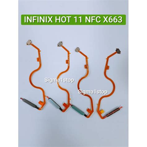 Jual INFINIX HOT X S NFC X FINGER PRINT FLEXIBLE TOMBOL POWER Biru Kota Medan