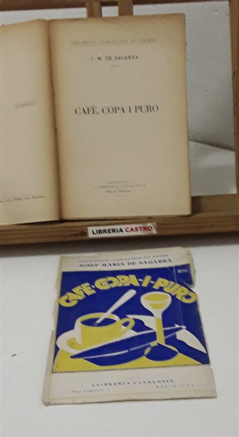 Caf Copa I Puro By Josep Maria De Sagarra Librer A Castro