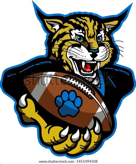 Wildcat Mascot Football