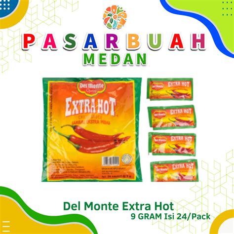 Jual Distributor Del Monte Extra Hot Sachet Gram Isi Pack Pasar