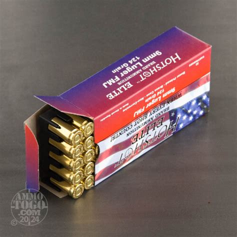 Bulk 9mm Luger 9x19 Ammo By Hotshot Ammunition For Sale 500 Rounds