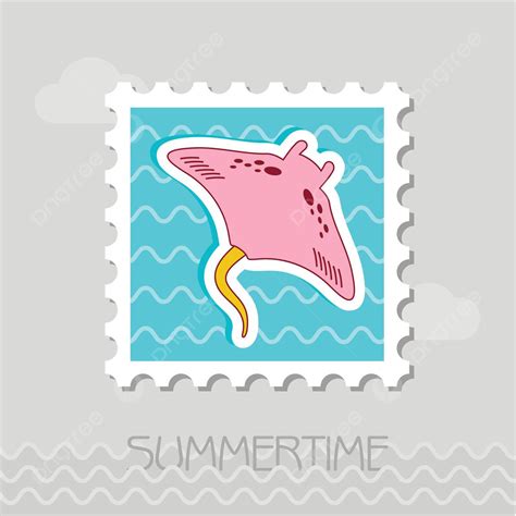 Ramp Fish Stamp Summer Vacation Ramp Icon Summer Vector Ramp Icon