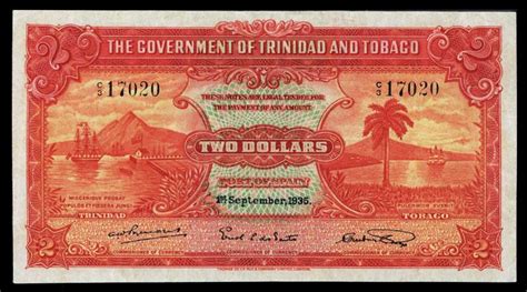 Government Of Trinidad And Tobago 1934 35 Issue