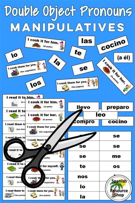 Great For Practicing Double Object Pronouns In An Interactice Way Spanish Lesson Plans