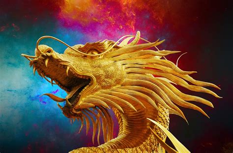Free photo: Dragon, Broncefigur, Golden Dragon - Free Image on Pixabay