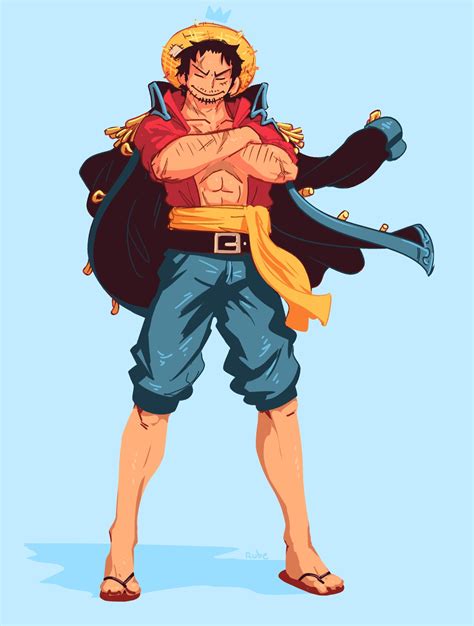 Monkey D Luffy One Piece Drawn By Ruben Menzel Danbooru