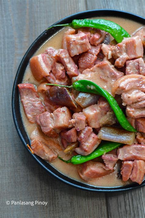 Pork Binagoongan sa Gata - Panlasang Pinoy - Tasty Made Simple