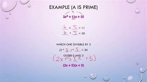 Factoring Quadratics When A Is Greater Than Full Lesson With Sample