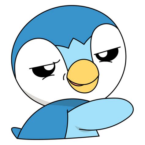 Pokemon Piplup Hot Sticker - Sticker Mania