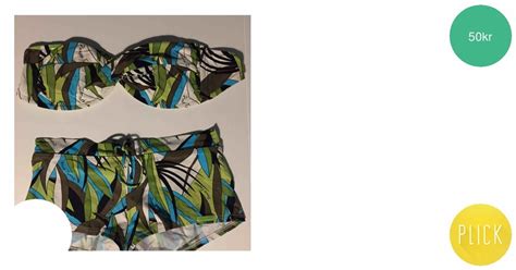 Snygg Bikini Utan Axelband Mycket Plick Second Hand