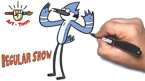 How To Draw Mordecai And Rigby Step By Step