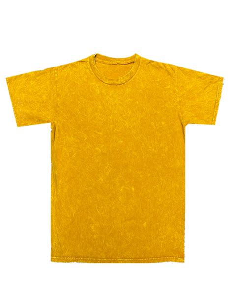 Gold Mineral Wash T Shirt Custom Colors Apparel