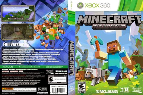 World Of Covers 01 Minecraft Capa Game Xbox 360