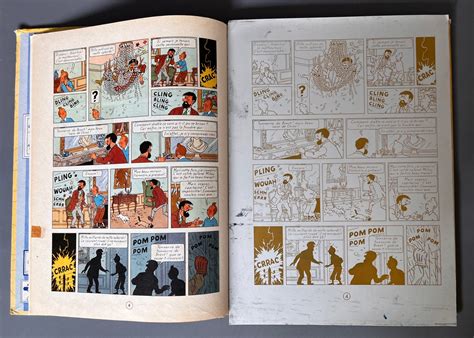 Herg Tintin L Affaire Tournesol Plaque D Imprimerie D Poque