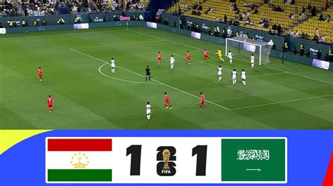 طاجيكستان ضد السعودية [1 1] تصفيات كأس العالم 2026 الآسيوية أبرز