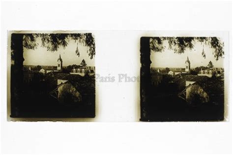 Village Chiesa Foto Amateur Placca Da Lente Stereo Ca Ebay