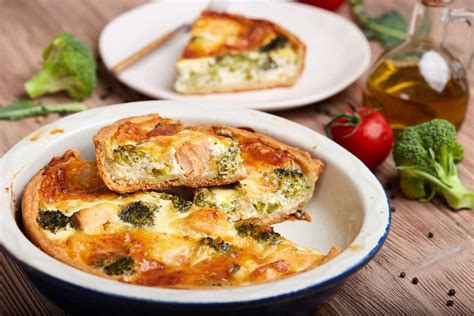 Tarte brocolis saumon et fromage râpé facile Jardipartage