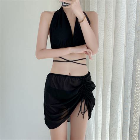 Swimsuit Women S Fish Diamond Chain European And American Pure Desire Wind Strap Triangle Bikini