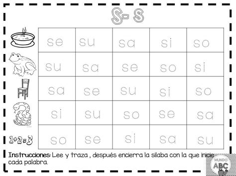 Excelentes Ejercicios Para Trabajar Las Silabas Simples Desde Su Trazo