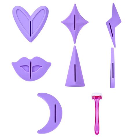 9Pcs Bikini Privates Shaving Stencil Set Female Pubic Hair Trimmer ShaverCR W D EBay De