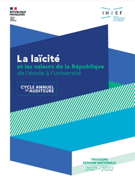 La Laïcité Et Les Valeurs De La République De Lécole à Luniversité