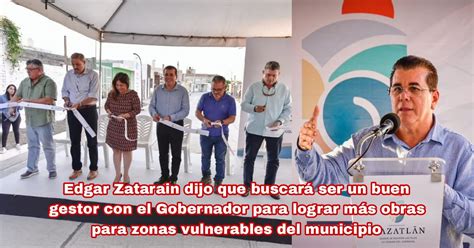 Alcalde De Mazatl N Entrega Obras De Pavimentaci N En Dos Colonias