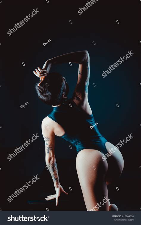 Sexy Brunette Woman Posing Elegant Lingerie Stock Photo 615264320 Shutterstock