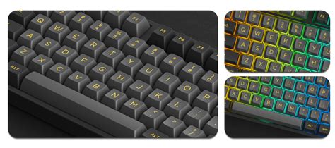 Bàn phím cơ Akko 5087s QMK Black Gold - tsunamigaming.vn