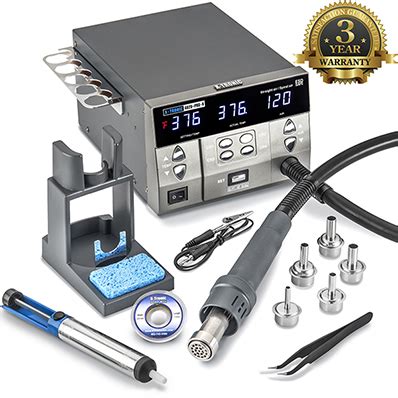 X Tronic 4020 PRO X Platinum Series 1000 Watt Hot Air Digital Rework Station With Patented
