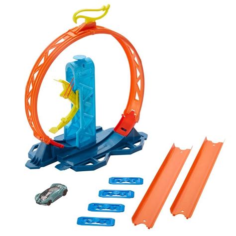 MATTEL Hot Wheels Track Builder ZESTAW PĘTLA Z PRZYSPIESZENIEM GLC90