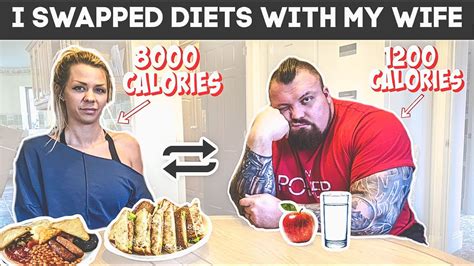 Strongman Eddie Hall Swaps 8,000 Calorie Diet With His Wife For A Day