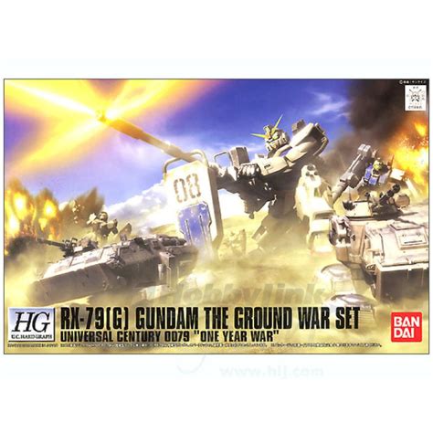 Hguc Rx G Gundam Ground Type The Ground War Set Bandai