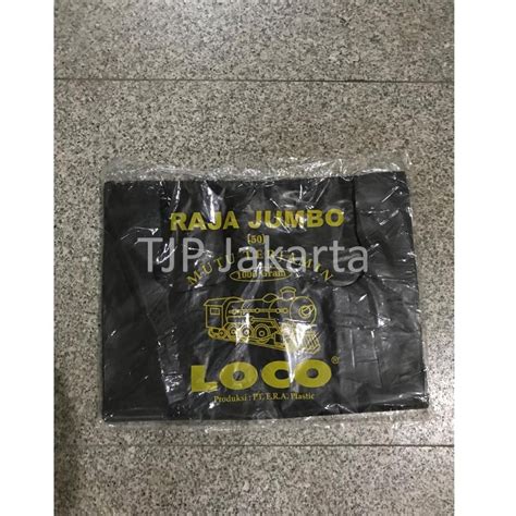 Jual Ab4Code Kantong Plastik Kresek Loco Tebal Hitam 1 Kg Ukuran 50