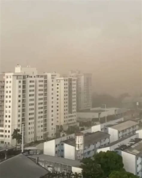 Veja Imagens De Tempestade Da Areia Em Manaus