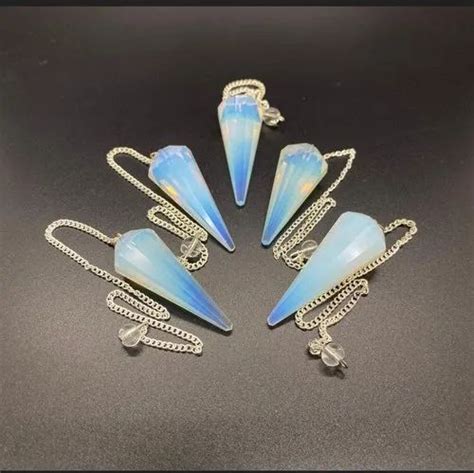 Cone Natural High Quality Opalite Pendulum At Rs 60 Piece In Khambhat