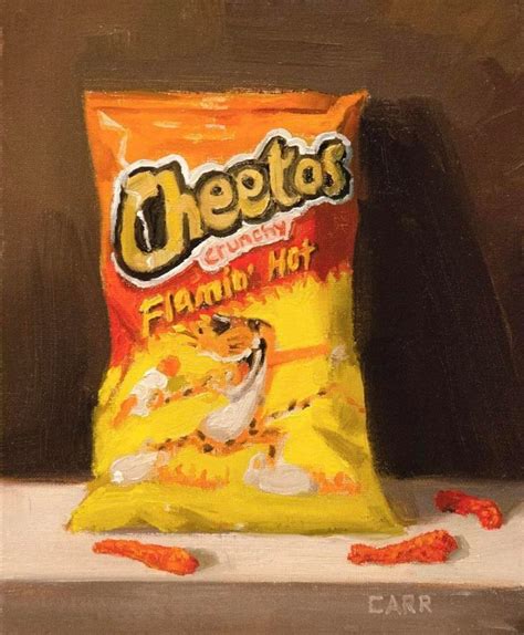 Flamin Hot Cheetos In Oil On Canvas Scrolller