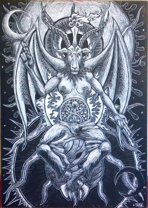 Baphomet Etsy In 2020 Satanic Art Occult Art Esoteric Art