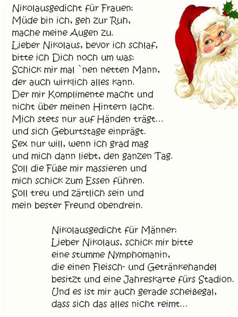 Nikolausgedicht Für Erwachsene Spruechetante De