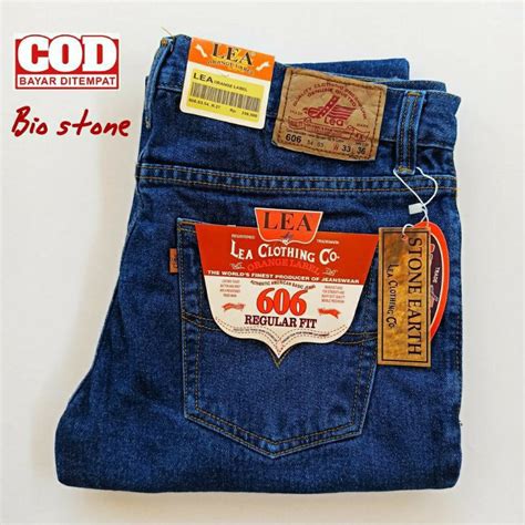 Jual Celana Panjang Jeans LEA Pria Standar Reguler Terlaris Shopee