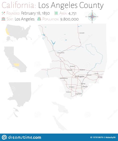 Los Angeles County Map