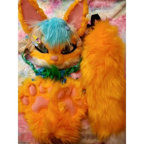 Orange Fox Fursuit Etsy