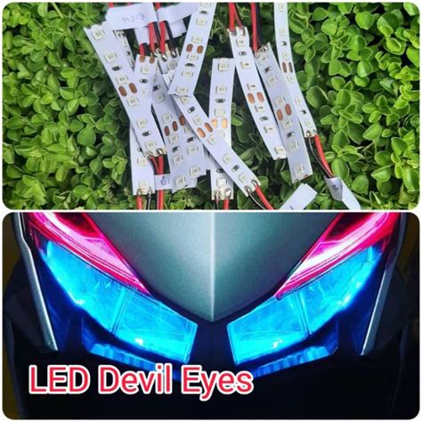 LAMPU DEMON EYES DEVIL Lampu 6 Titik Terang Tegangan 12v Untuk Motor