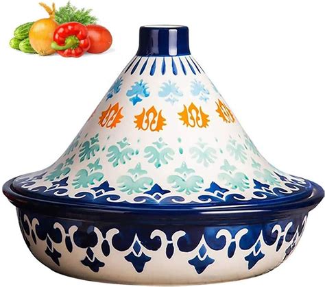 Plyy Moroccan Cooking Tagine Pot With Lid Tajine Ceramic Casserole