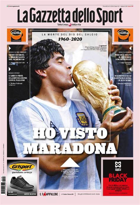 Portadas De Periódicos Tras La Muerte De Diego Maradona Grupo Milenio