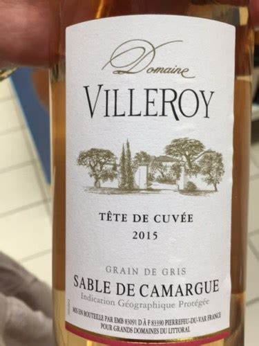 Domaine Villeroy T Te De Cuv E Sable De Camargue Ros Vivino Australia