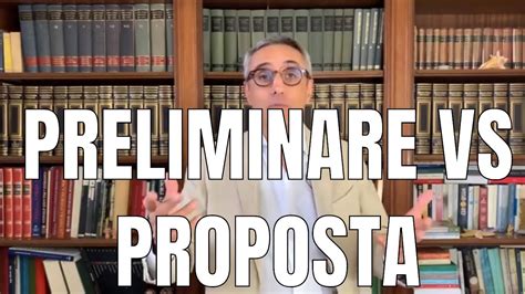 Preliminare Compromesso O Proposta Di Acquisto Immobiliare Quale è La Differenza Youtube