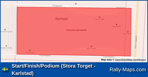 Start Finish Podium Stora Torget Karlstad Stage Map International